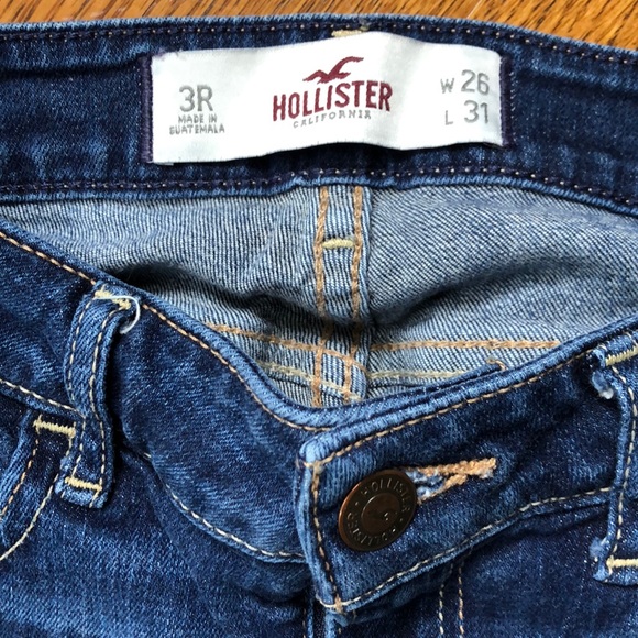 Hollister Jeans size 3R skinny destroyed - Picture 2 of 6